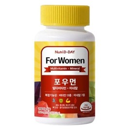 Sellerhub 뉴트리디데이 포우먼 멀티비타민 미네날 90정 x 1통 (S17236694) Nutri-D Day for Women Multivitamin Mineral 90 Tablets x 1 Bottle (S17236694)