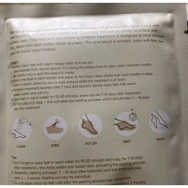 Crepe Erase 3X Crepe Erase Renew & Smooth Hydrating Foot Mask And Foot Peel -Body Firm