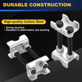 DASBET Adjustable 2-Way Coil Spring Spacers 8 Pack, 1”-2” Lift or Lower Spring Compressor Tool, Mini Coil Spring Booster for Car & Truck Shock Absorbers, Automotive Strut Accessories (8)