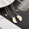 MJartoria BFF Necklace for 2-Daisy Best Friend Necklace Friendship Necklace