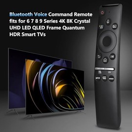 ANKIMI Mando a Distancia de Voz de Repuesto para televisores Samsung, para Samsung-TV-Remote con función de Voz, para Crystal UHD QLED 4K 8K Smart TV (2020/2021)