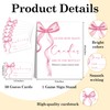 Guess How Many Game - Pink Bow Candy Jar Guessing