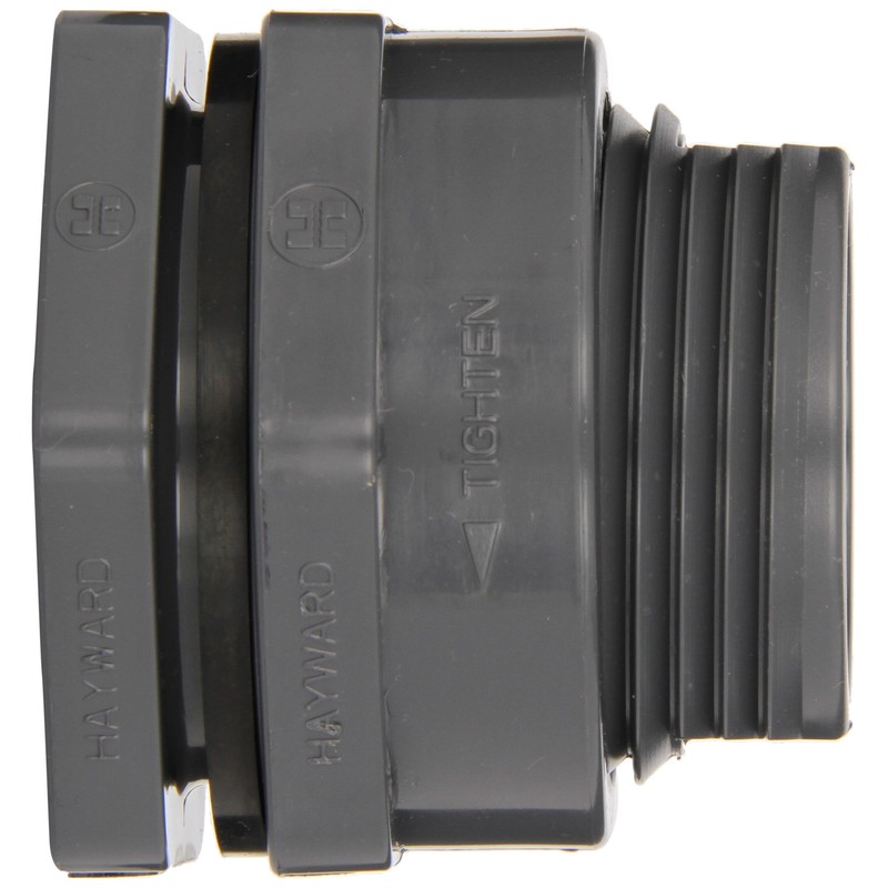 Hayward BFAS1015CES Series BFAS Short Pattern Bulkhead Fitting, Socket x
