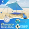 ALPHA CAMP Beach Tent Canopy, Portable Sun Shelter Sun Shade