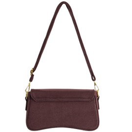 Suede Shoulder Bag for Women Y2K Trendy Purse Hobo Handbags Clutch Saddle Bag with 2 Removable Strap (Coffee)