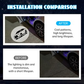 Obaiwanmg 2 Pack LED Car Door Projector Courtesy Lights Ghost Shadow Welcome Lamp Accessories Compatible with LEXUS RX300 RX330 RX350 RX350h RX400h RX450h RX550h 2007-2024 accessories
