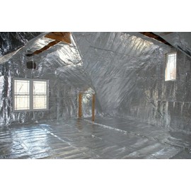 US Energy Products 600sqft Radiant Barrier Solar Attic Foil Reflective NASA Insulation 4x150 perf