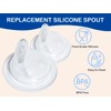 Sippy Spout Nipples Compatible with MAM Bottles & Glass Bottles,