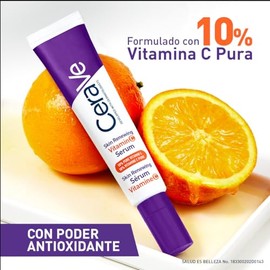 CeraVe Skin Renewing Vitamina C Sérum Facial, Todo Tipo de Piel, 30 ml                                                                                