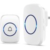UnleashedRadiance Doorbell,Waterproof doorbell kit (one button + one receiver) for