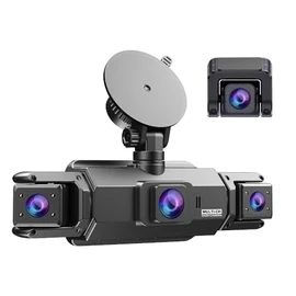360° Dash Cam Front and Rear Inside, 4 Channel FHD 4 * 1080P, Night Vision, 24H Parking Mode