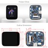 Waveshare RP2350 Microcontroller Development Board, With 1.69inch Touch LCD, Rounded