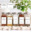 Labels for Food Containers,192 Pcs 36 * 50mm Kitchen Jar