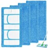 Mop Pads for Flash Speedmop, Microfiber Pads Refills Wet Dry