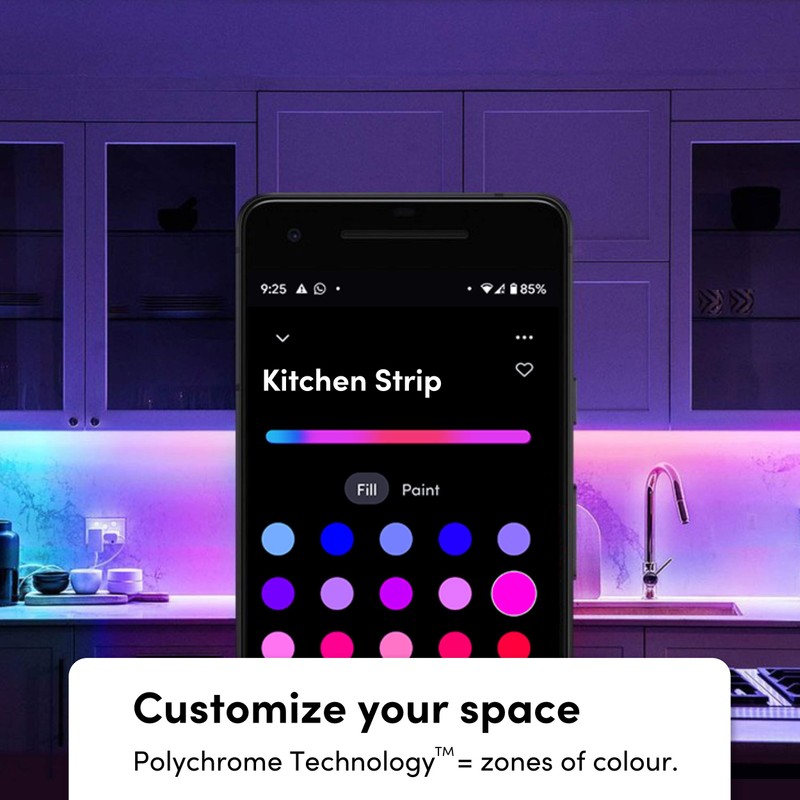 LIFX Lightstrip Extension, 1m. Wi-Fi Smart LED Color Zones Light