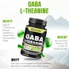 Gaba Supplement 1000mg with L-Theanine Extract - Support for Concentration,