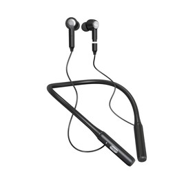 IKXO Sports Bluetooth Headset V5.3 Wireless Bluetooth Earbuds Neckband Headphones,ANC Active Noise Cancellation & ENC Call Noise Cancellation,Waterproof and Sweatproof for Working Workout,Black