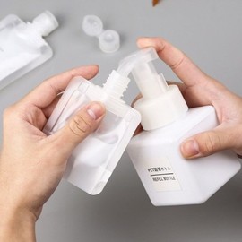 Portable cosmetic empty bottle pack 30ml / Hand cream dispensing container empty bottle / 휴대용 화장품 공병팩 30ml / 핸드크림 소분 용기 공병