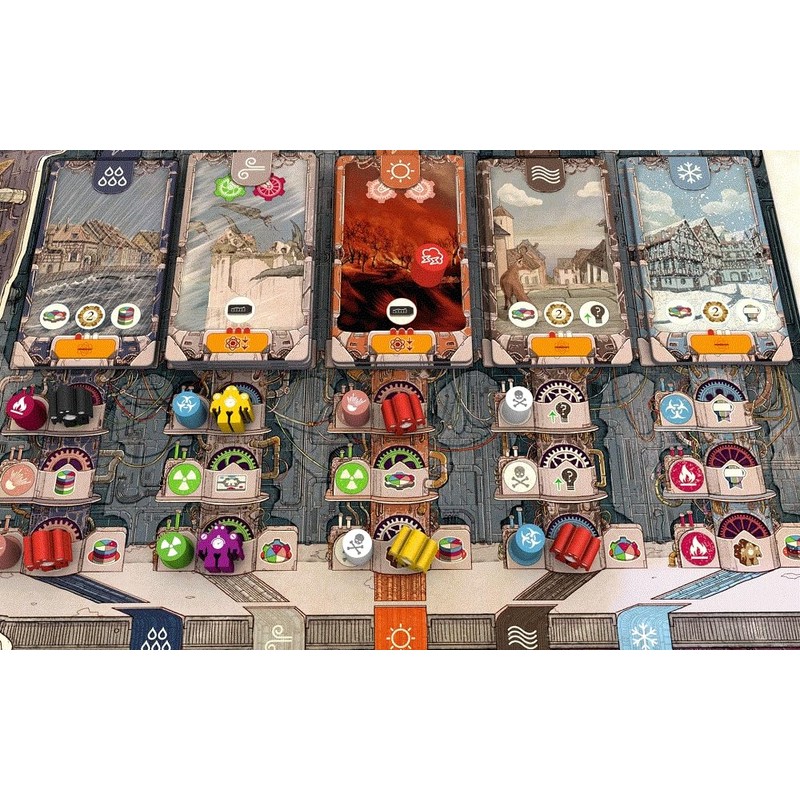 Weather Machine Board Game with Upgrade Pack and Metal Nobel