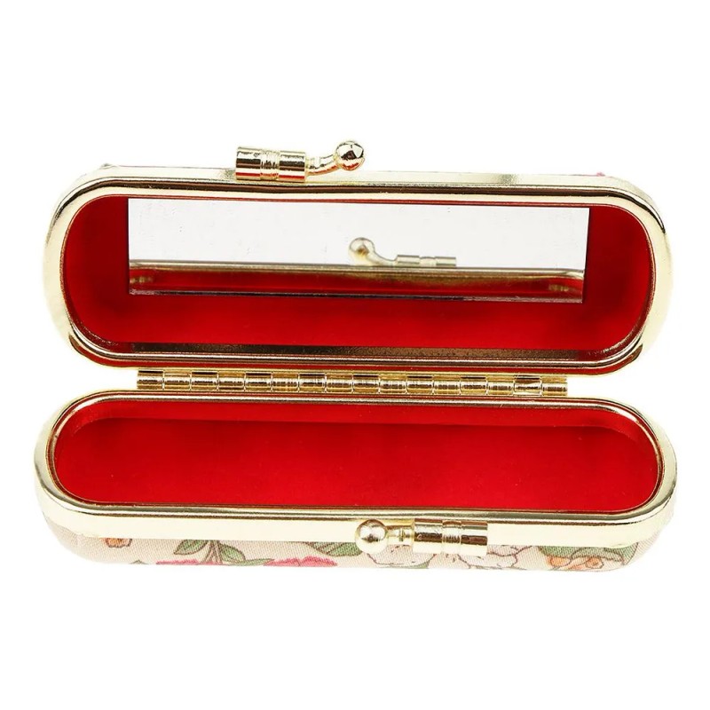 Estuche Para Pintalabios Flor Retro Flor Retro