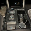 ruihe Carbon Fiber Pattern Car Gear Shift Knob Console Panel