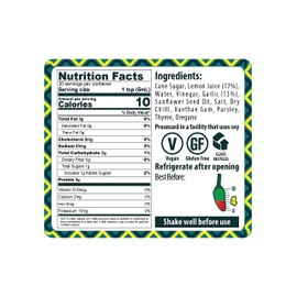 Lemon & Garlic Peri-Peri Hot Sauce by African Dream Foods | All-Natural, Vegan, Gluten-Free, Preservative-Free, Artisanal Hot Sauce | 5 fl oz bottle, 2-Pack