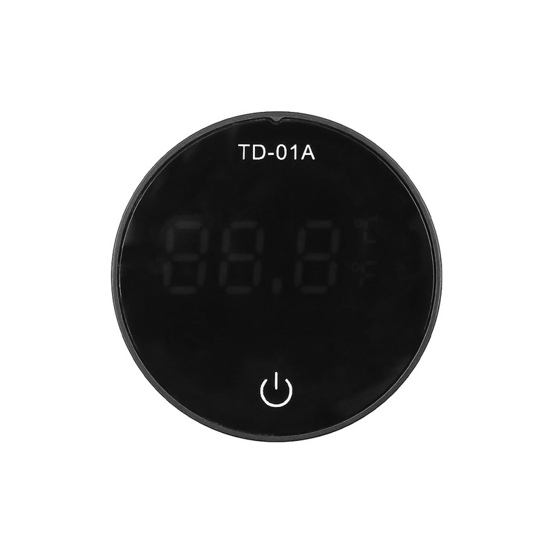 Tiardey LED Aquarium Thermometer Small Temperature Gauge with LED Screen