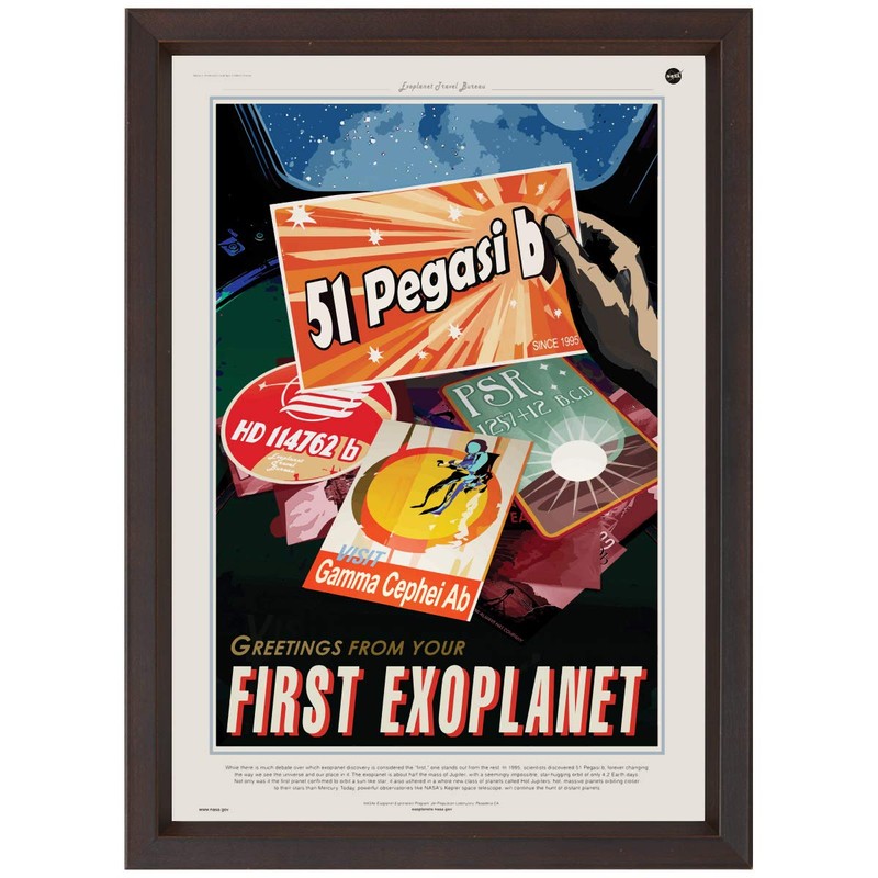 大額 Billow. Wood Frame OA – A4 Brown 5864