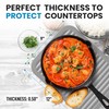 Zulay 2-Pack 9"x12" Silicone Trivets for Hot Pots & Pans