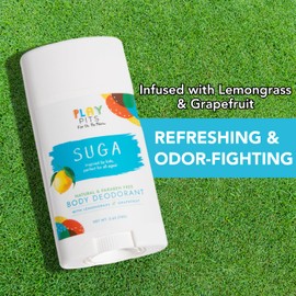 PLAY PITS - Kids Deodorant for Girls & Boys - Natural - Aluminum-Salt Free - Safe for Sensitive Skin - Variety Pack - SUGA, SONSHINE, & HAPPY Scents – Clean, Non-Toxic, & Paraben Free - Variety 3 pack