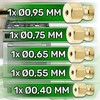 Set of 5 Gas Nozzles Brass 6MB GPL for Gas