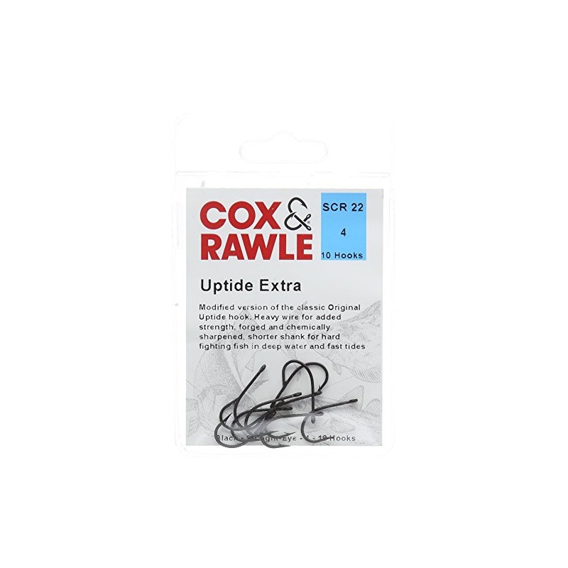 Cox & Rawle Uptide Extra Sea Fishing Hooks - Black