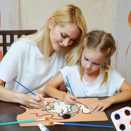 32 Pieces Cardboard Shirt Form Shirt Cardboard Inserts Shirt Display Cardboard for DIY Crafts, Adult Kids T Shirt Printing Painting, Screen Printing, 4 Sizes