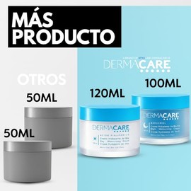 DERMACARE Set Hidratante Facial Día y Noche | Crema Facial de Día 120 ml + Crema Facial Regeneradora Nocturna 100 ml | Con HT10 Complex Ácido Hialurón