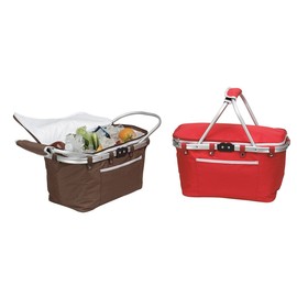 GOODHOPE Bags Collapsible Basket Cooler, Brown