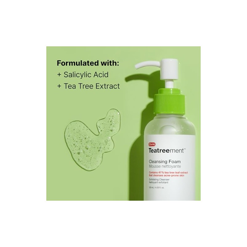 Dr.Jart+ Teatreement Cleansing Foam Korean Face Wash for Oily Skin