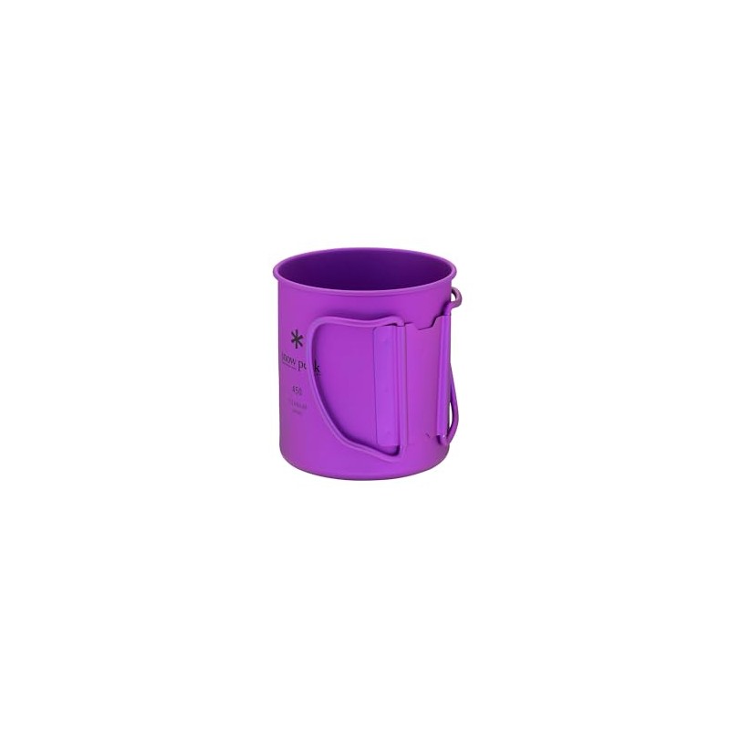 Snow Peak Ti Single Wall 450 Cup Purple - Lightweight