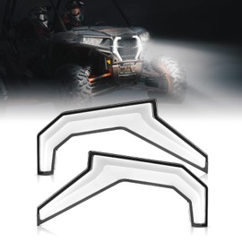 KEMIMOTO Turn Signal Fang Lights Waterproof Front Signature Assembly Compatible with 2014-2017 RZR XP 1000/ RZR XP4 1000, 2015-2017 RZR 900/ RZR-4 900/ RZR-S 900/ RZR-XC 900