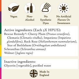 Bach Original Flower Remedies - Ready To Go Trio Kit - For Travel Stress (Non-Alcohol Formula) - Natural Homeopathic Flower Essence - Vegan - 3 x 10mL Droppers