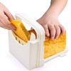 Bread Slicer, Foldable Bread Slicing Guide Cutter, Multifunctional Adjustable Thicknesses