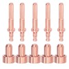 10Pcs Nozzle Electrode Kit Brass 64006510 Electrode 64006514 Nozzle Tip
