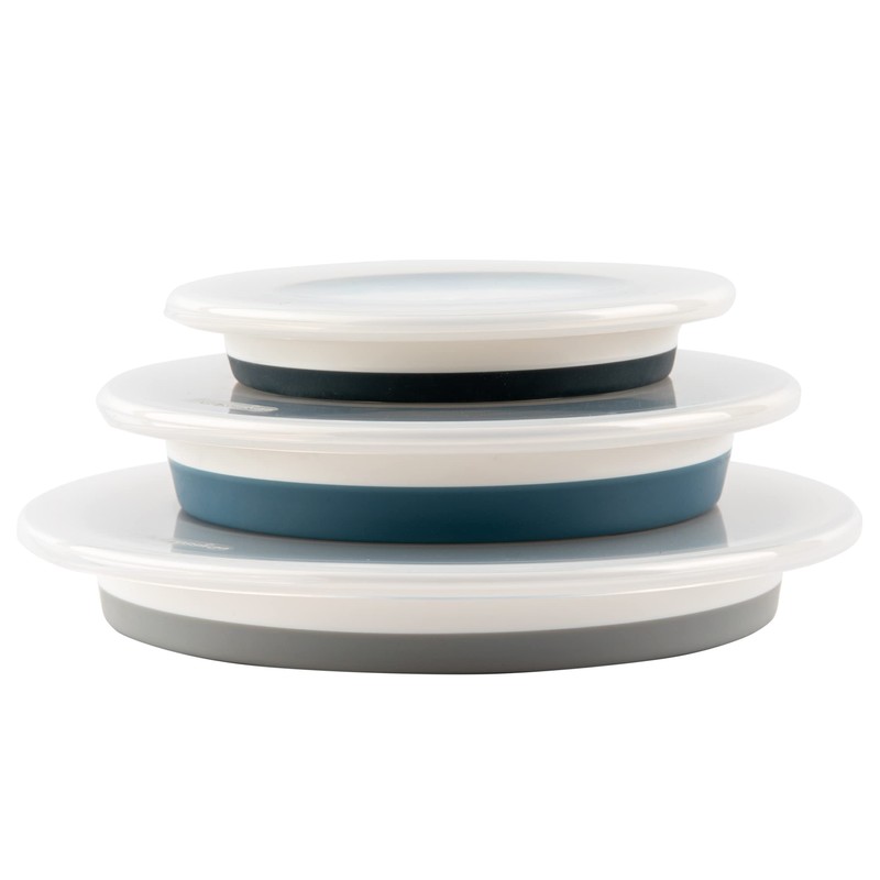 Progressive Prepworks Thinstore Collapsible Prep/Storage Bowls with Lids - Set