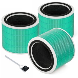 Core 200S Toxin Absorber Replacement Filter for LEVOIT Core 200S Smart WiFi Air Purifier, Funmit 3-in-1 H13 True HEPA Filter Replacement and High-Efficiency Activated Carbon, Part#Core 200S-RF, 3 Pack
