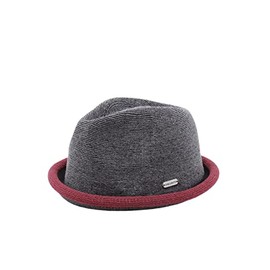 CHILLOUTS Boston Hat, 21 Grey/Bordeaux, L-XL(58-60)