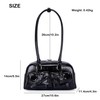 Makukke Handbag Women's Small PU Leather Shoulder Bag Y2K Shoulder