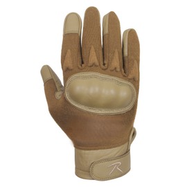 Rothco Hard Knuckle Cut and Fire Resistant Gloves, Coyote Brown - XL