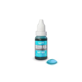 Rainbow Dust Liquid Colour Baby Blue 16ml - Liquid Air Brush Colour and Food Colouring