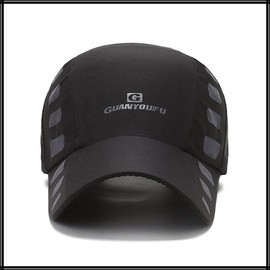 White Fang CA890 Logo Mesh Cap, Hat, Outdoor, Climbing, Walking, Fishing, Women's, Men's, Black