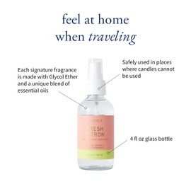 MERSEA Luxury Room Spray, Fresh Citron, 4 oz