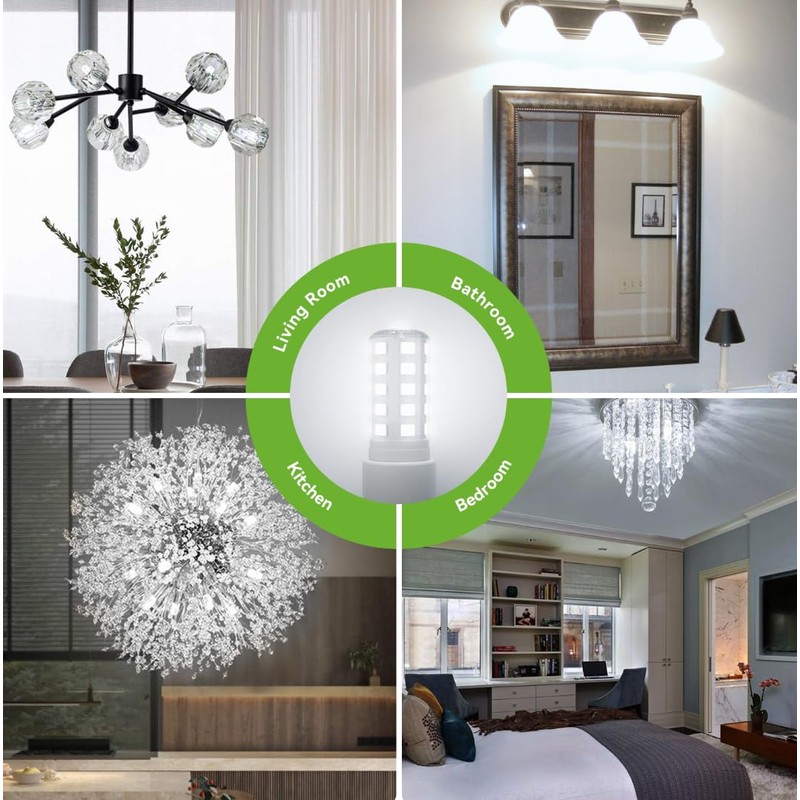 TJOY 6 Pack Dimmable G9 LED Bulb 4W Equivalent 40